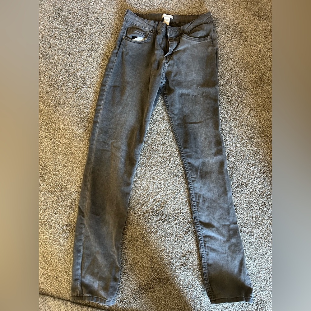 H&M Charcoal Denim Pants